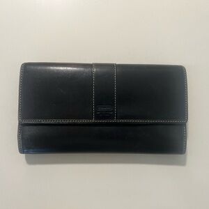Coach Black Leather Wallet